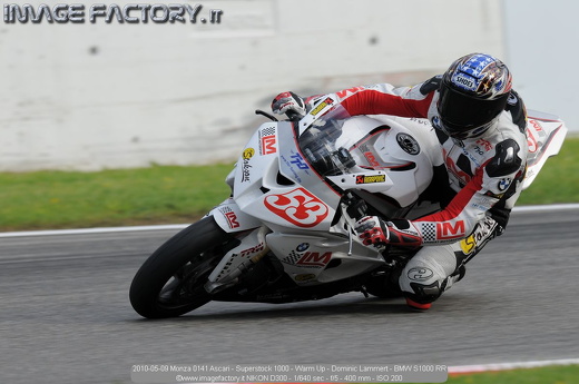 2010-05-09 Monza 0141 Ascari - Superstock 1000 - Warm Up - Dominic Lammert - BMW S1000 RR